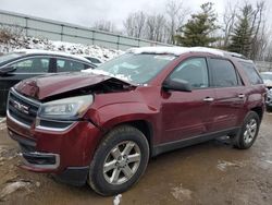 Salvage cars for sale from Copart Davison, MI: 2016 GMC Acadia SLE