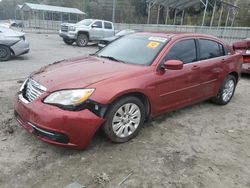 Salvage cars for sale at Savannah, GA auction: 2013 Chrysler 200 LX