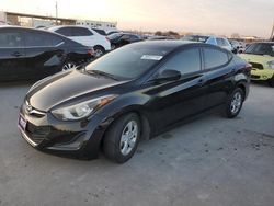 Salvage cars for sale at Grand Prairie, TX auction: 2015 Hyundai Elantra SE