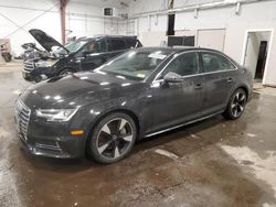 Salvage cars for sale at Center Rutland, VT auction: 2017 Audi A4 Premium Plus