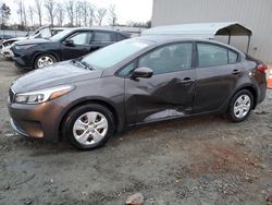 Salvage cars for sale at Spartanburg, SC auction: 2017 KIA Forte LX