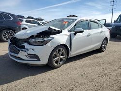 Chevrolet salvage cars for sale: 2018 Chevrolet Cruze Premier