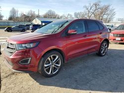 Salvage cars for sale from Copart Wichita, KS: 2015 Ford Edge Sport