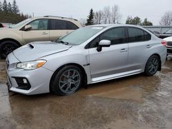 Salvage cars for sale from Copart Bowmanville, ON: 2018 Subaru WRX