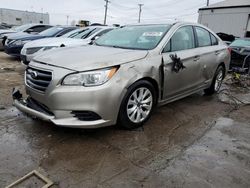 Salvage cars for sale from Copart Chicago Heights, IL: 2017 Subaru Legacy 2.5I