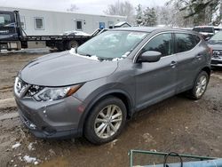 Salvage cars for sale from Copart Lyman, ME: 2017 Nissan Rogue Sport S