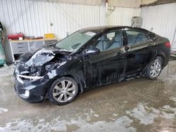 Salvage cars for sale at Tulsa, OK auction: 2014 Hyundai Accent GLS