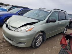 Salvage cars for sale from Copart Grand Prairie, TX: 2009 Toyota Sienna CE