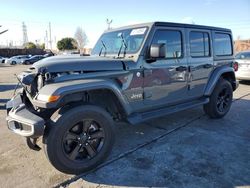 Vehiculos salvage en venta de Copart Wilmington, CA: 2020 Jeep Wrangler Unlimited Sahara