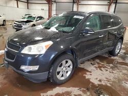 Salvage cars for sale at Lansing, MI auction: 2012 Chevrolet Traverse LT