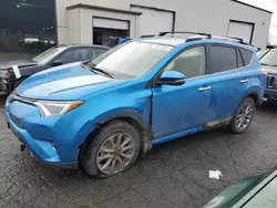 Salvage cars for sale from Copart Woodburn, OR: 2018 Toyota Rav4 HV Limited