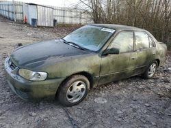 Salvage cars for sale from Copart Arlington, WA: 2001 Toyota Corolla CE