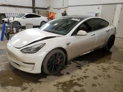 Salvage cars for sale from Copart Nisku, AB: 2021 Tesla Model 3