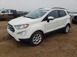 Salvage cars for sale from Copart Amarillo, TX: 2020 Ford Ecosport SE