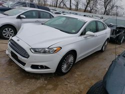 Salvage cars for sale at Bridgeton, MO auction: 2015 Ford Fusion Titanium