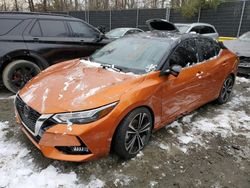 Nissan Sentra SR salvage cars for sale: 2021 Nissan Sentra SR