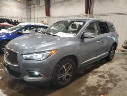 Salvage cars for sale at Milwaukee, WI auction: 2018 Infiniti QX60