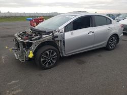 Honda salvage cars for sale: 2015 Honda Civic EX