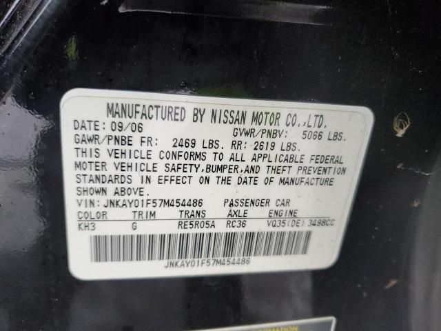 2007 Infiniti M35 Base