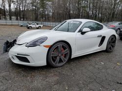 Salvage cars for sale from Copart Austell, GA: 2017 Porsche Cayman S