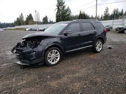 Salvage cars for sale from Copart Graham, WA: 2019 Ford Explorer XLT