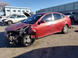 Salvage cars for sale at Albuquerque, NM auction: 2010 Hyundai Elantra Blue