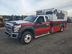 Salvage trucks for sale at Brookhaven, NY auction: 2015 Ford F450 Super Duty