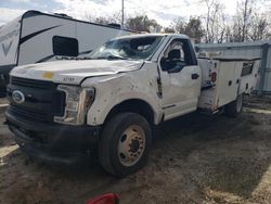 Salvage trucks for sale at Riverview, FL auction: 2019 Ford F550 Super Duty