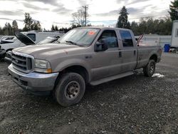 Salvage cars for sale from Copart Graham, WA: 2004 Ford F350 SRW Super Duty