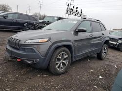 Salvage cars for sale from Copart Columbus, OH: 2014 Jeep Cherokee Trailhawk