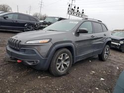 Jeep Cherokee salvage cars for sale: 2014 Jeep Cherokee Trailhawk