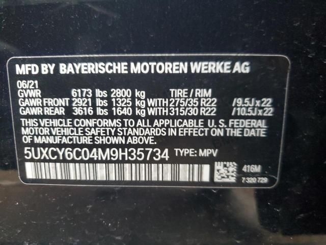 2021 BMW X6 XDRIVE40I