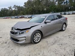 Salvage cars for sale at Ocala, FL auction: 2017 KIA Optima EX