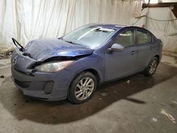 Salvage cars for sale from Copart Ebensburg, PA: 2012 Mazda 3 I