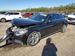 Salvage cars for sale at Greenwell Springs, LA auction: 2018 Mercedes-Benz C300