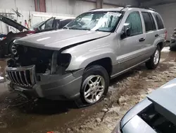 Salvage cars for sale at Elgin, IL auction: 2002 Jeep Grand Cherokee Laredo