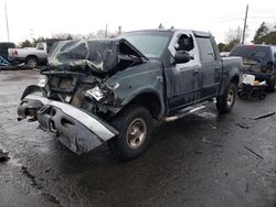 Salvage cars for sale from Copart Denver, CO: 2001 Ford F150 Supercrew