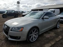 Salvage cars for sale at Phoenix, AZ auction: 2009 Audi A5 Quattro