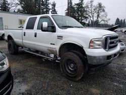 Salvage trucks for sale at Graham, WA auction: 2006 Ford F350 SRW Super Duty