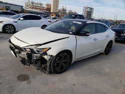 Salvage cars for sale at New Orleans, LA auction: 2016 Nissan Maxima 3.5S