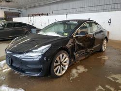 Salvage cars for sale from Copart Candia, NH: 2018 Tesla Model 3