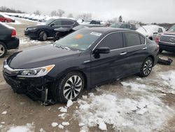 Vehiculos salvage en venta de Copart West Warren, MA: 2017 Honda Accord Hybrid EXL