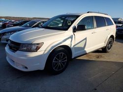 Salvage cars for sale from Copart Grand Prairie, TX: 2018 Dodge Journey SE