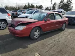 Salvage cars for sale at Denver, CO auction: 2000 Ford Taurus SEL