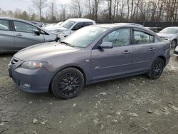 Salvage cars for sale at Waldorf, MD auction: 2008 Mazda 3 S