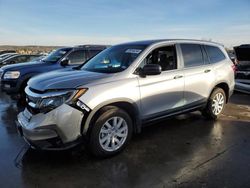 Honda salvage cars for sale: 2019 Honda Pilot LX