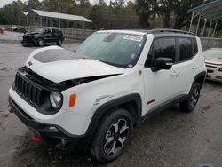 Jeep salvage cars for sale: 2022 Jeep Renegade Trailhawk