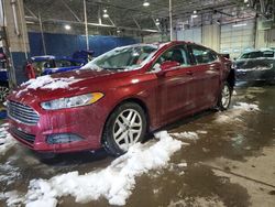 Salvage cars for sale at Woodhaven, MI auction: 2016 Ford Fusion SE