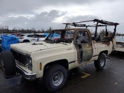 Salvage cars for sale at Woodburn, OR auction: 1977 GMC K1500 Jimm