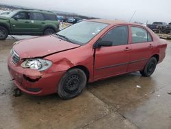 Toyota Corolla CE salvage cars for sale: 2007 Toyota Corolla CE